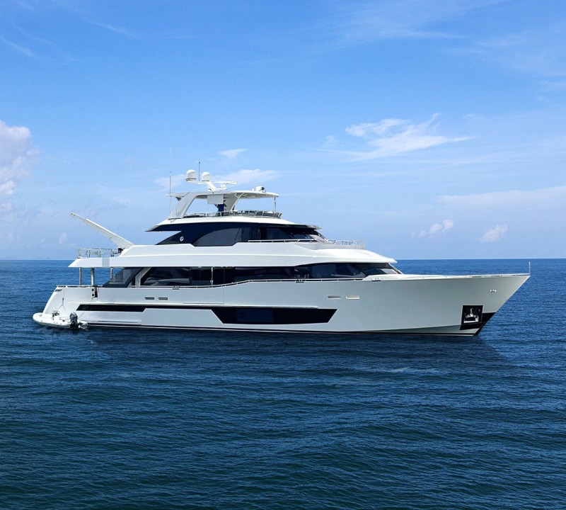 Luxury superyacht Ocean Alexander 120 launched by Christensen Shipyards